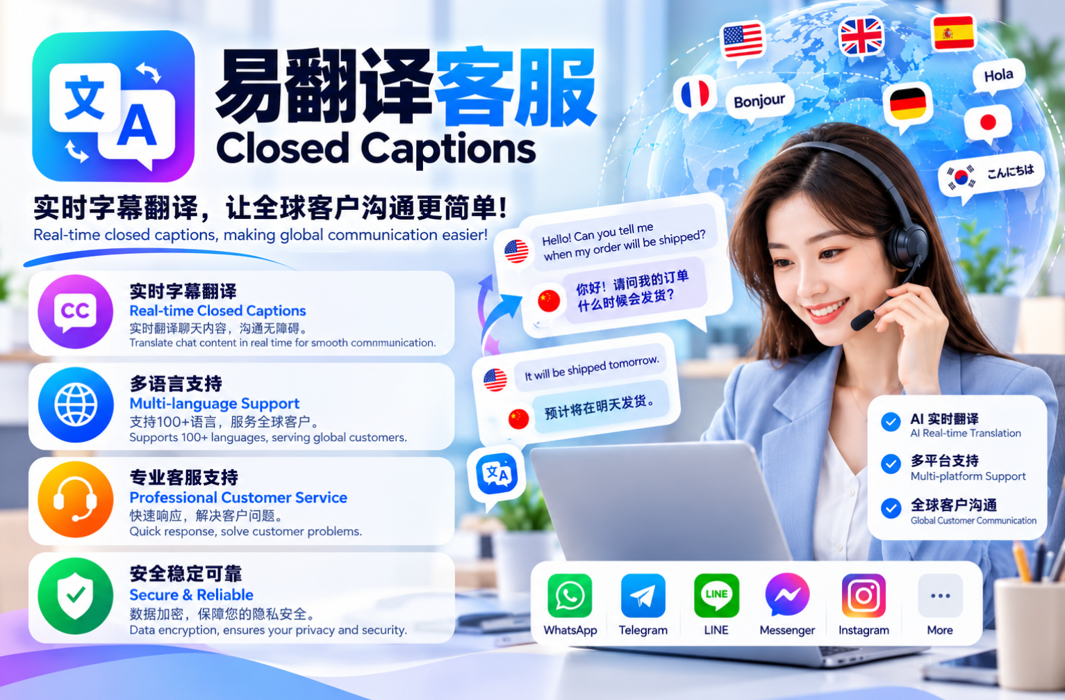 易翻译让海外业务交流更便捷 易翻译让海外业务交流更便捷